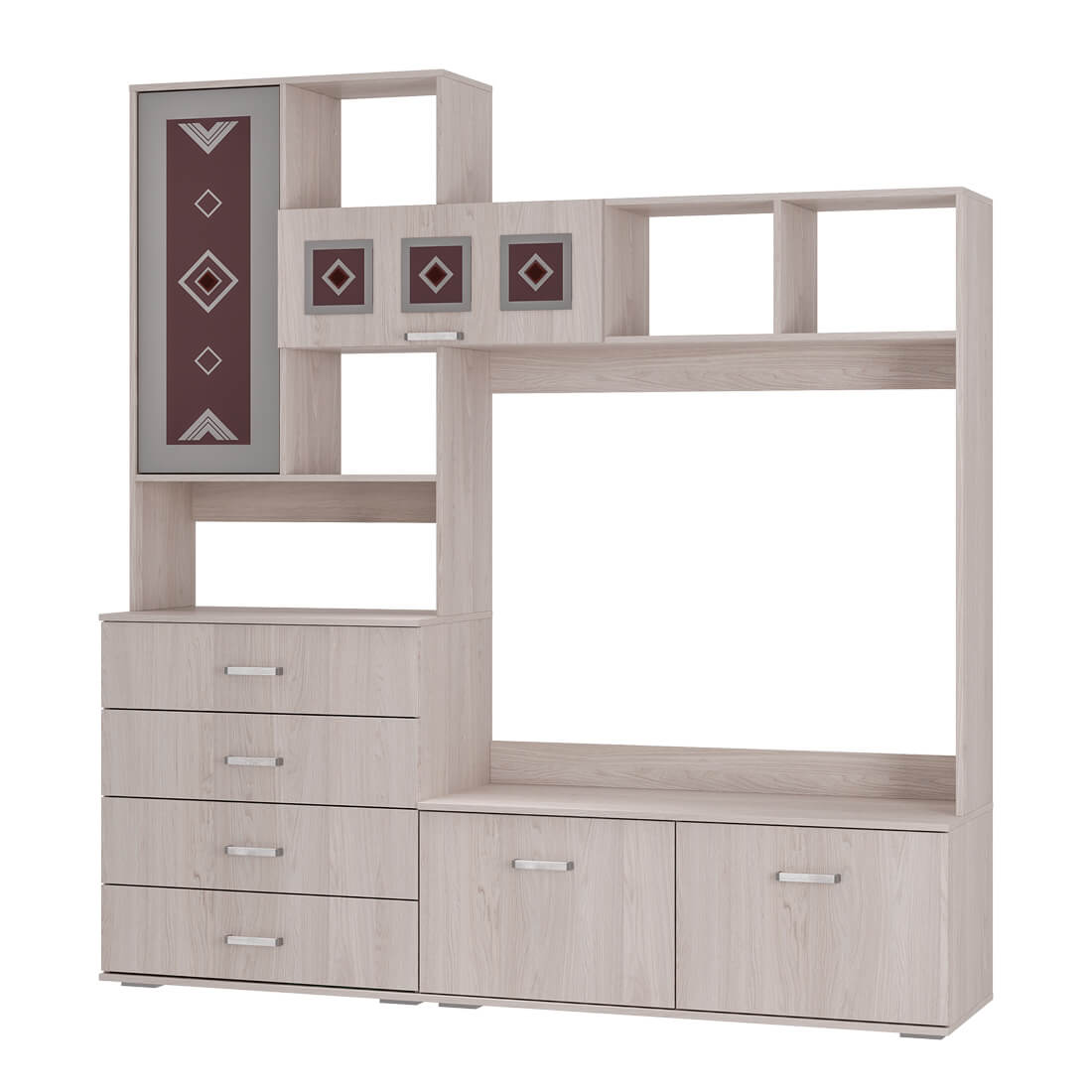 "Белла" Центральная секция" (Ясень белый) 