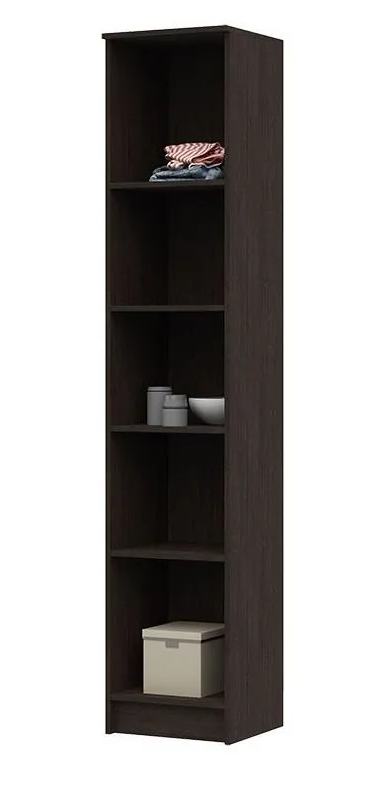 Прихожая МАШЕНЬКА ПН 203 пенал (0,4х2,02х0,376) фасад БЕЛФОРТ/корпус ВЕНГЕ СНЯТО