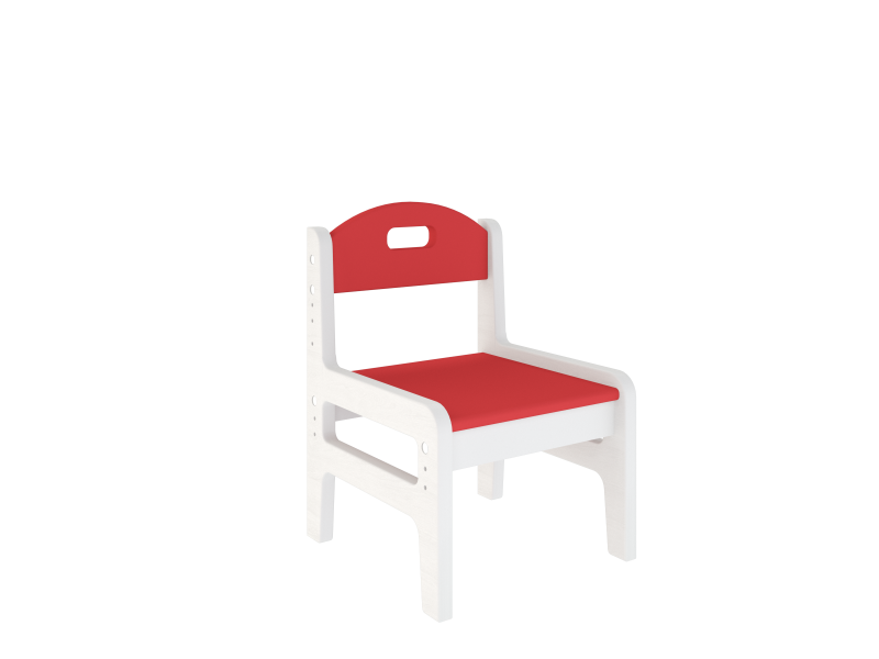 Стул ДОШКОЛЕНОК (340х375х620)  (белый /белый)