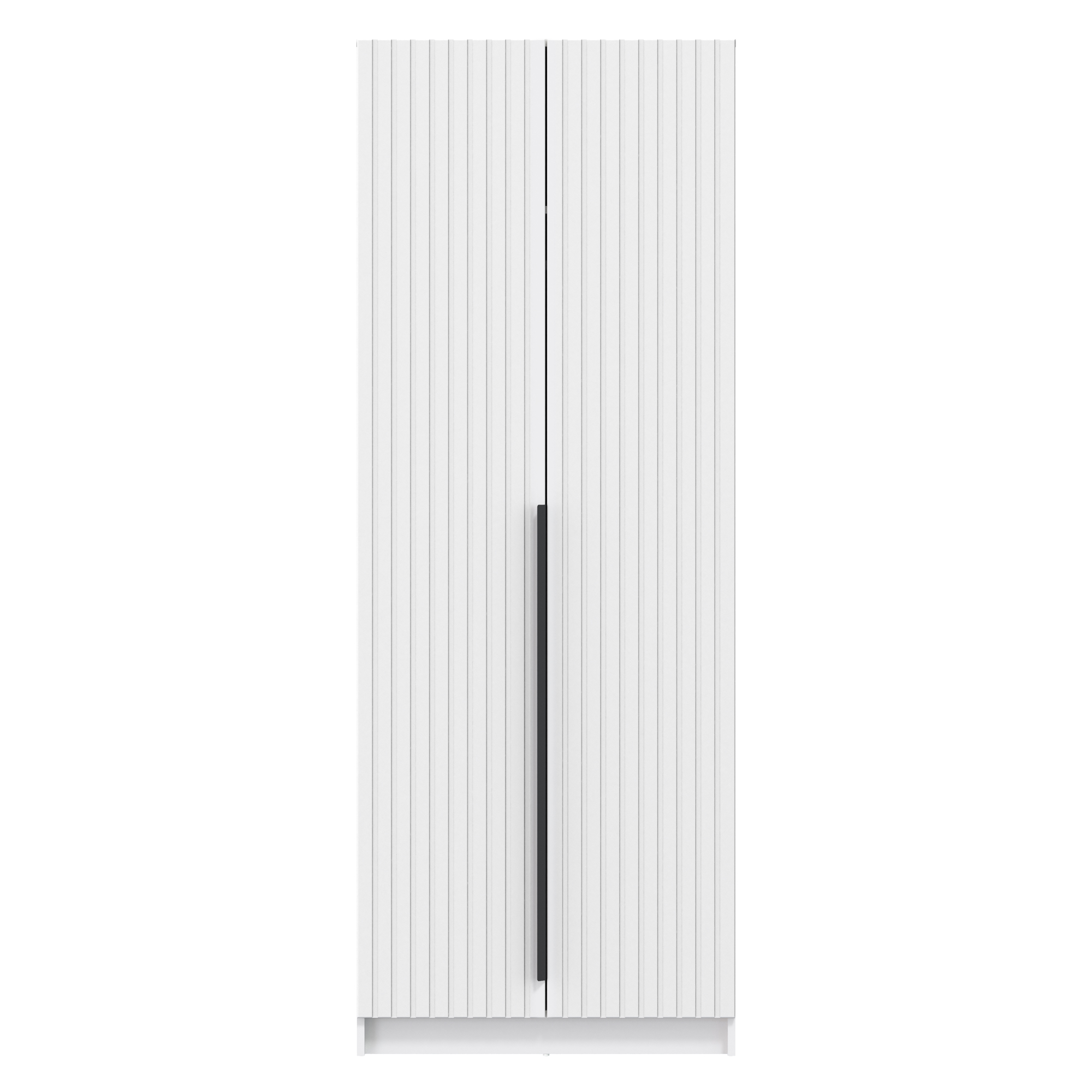 Шкаф для одежды 67.17 "Брандо" (2-х дв.) (МДФ ПВХ белый матовый) (h2150)