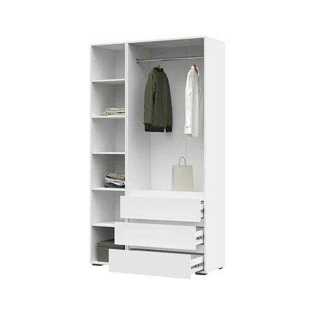 ХЕЛЕН ШК 06 Шкаф трехстворчатый (1200х2080х460) Фасад БЕЛЫЙ/Корпус БЕЛЫЙ