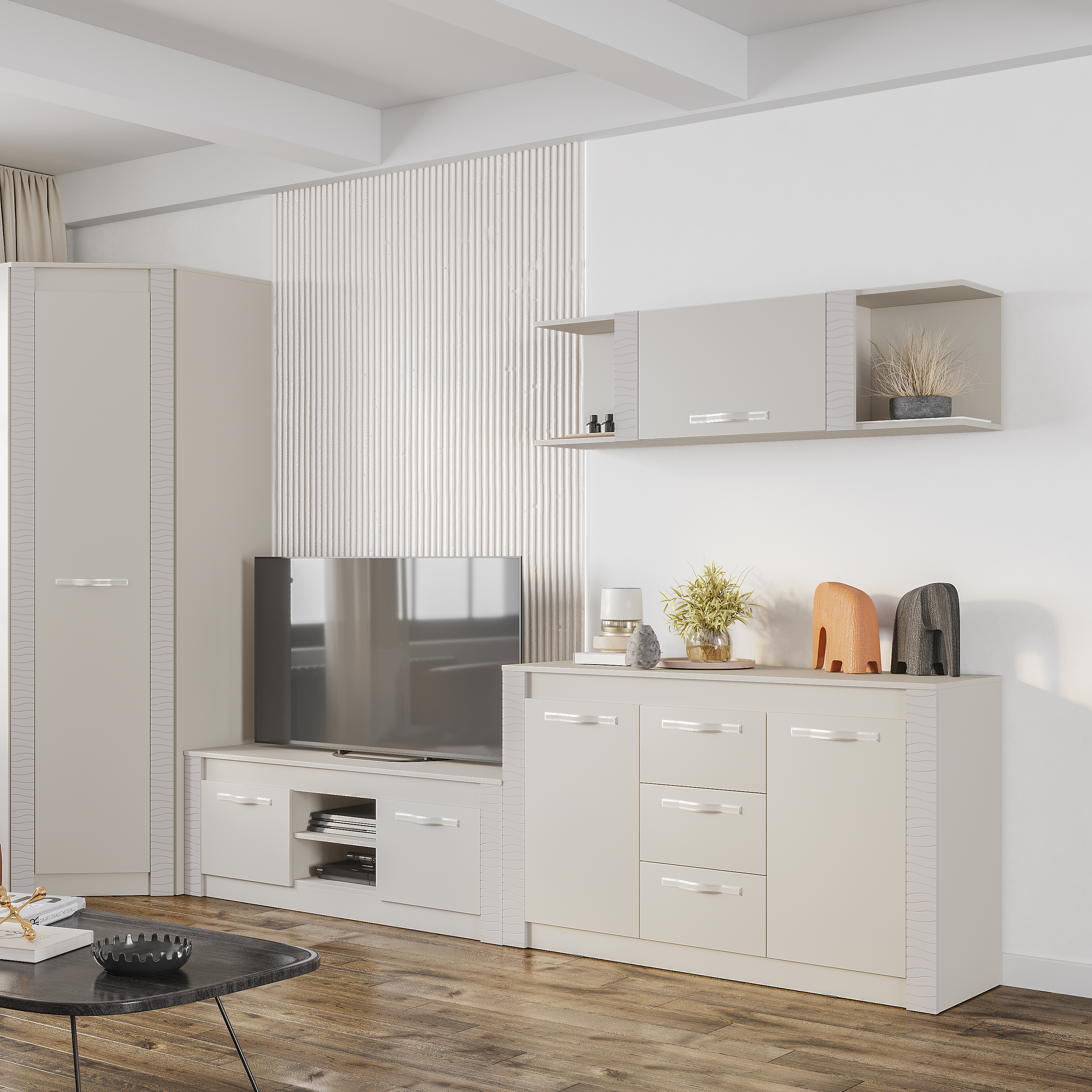 "Монако" Антресоль АН-07 Ясень