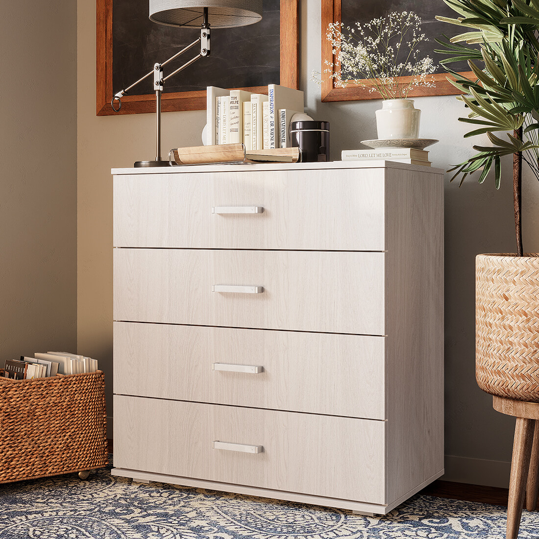 "Белла" Комод КМ-02 Ясень белый