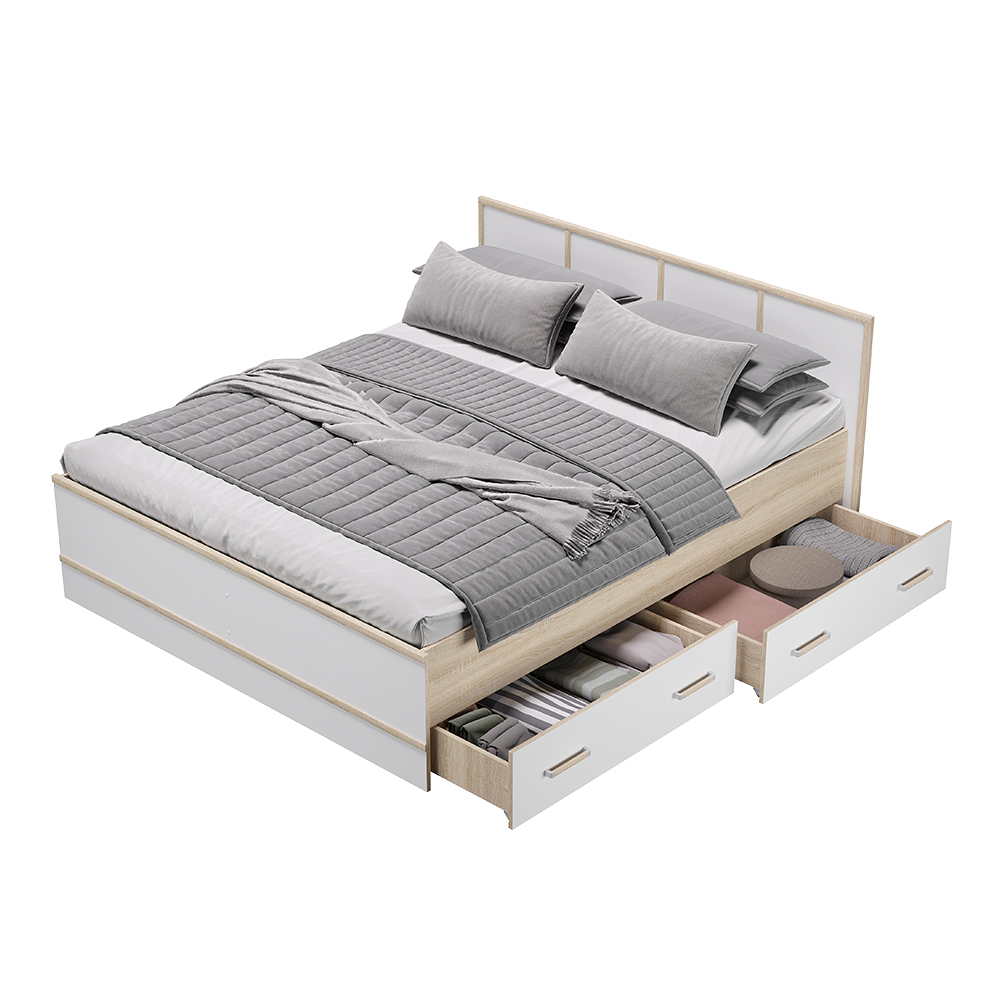 "Сакура" LIGHT Кровать 1,40 (СОНОМА)