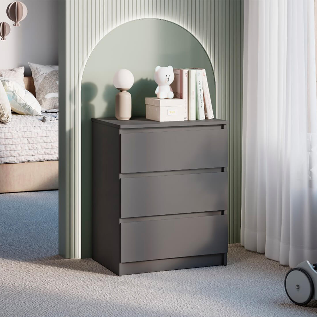 "Симпл" Комод КМ-01 Графит