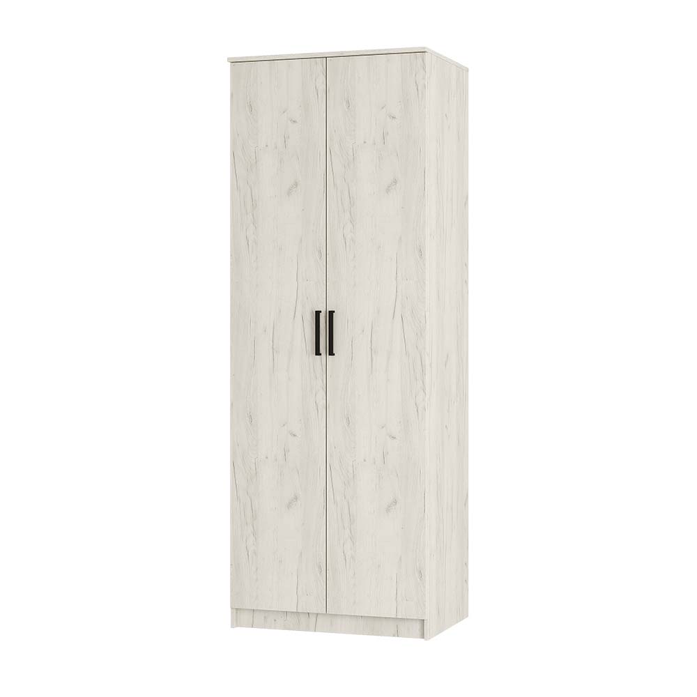 "Фиеста" Шкаф 2-х крафт белый						