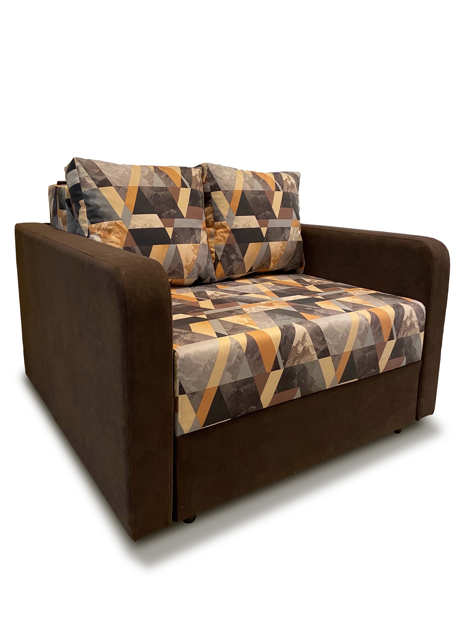 "СМАЙЛ" Диван-кровать прямой 1100*1110*820 ЦН (Dakota beige (бежевый))