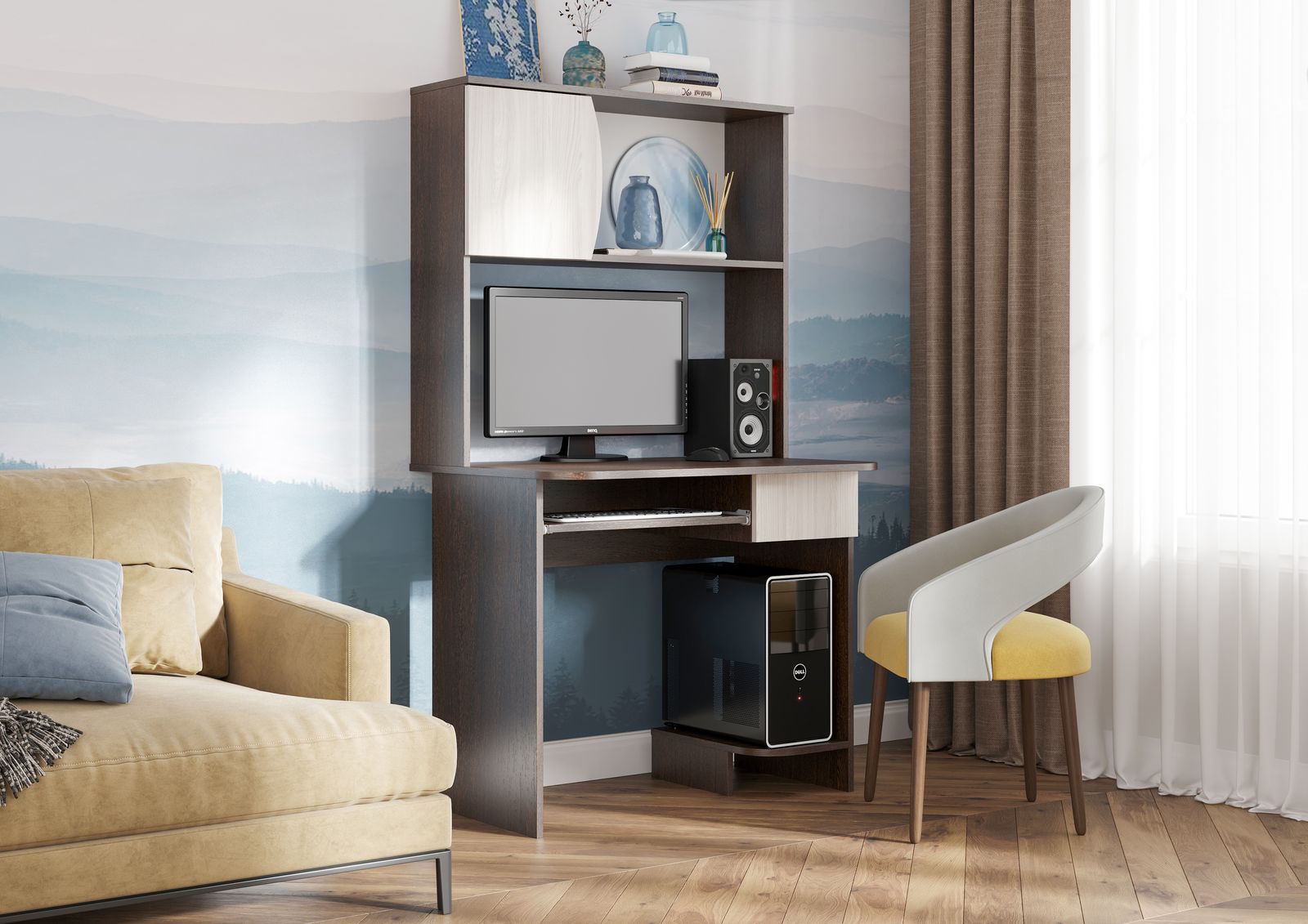 СТОЛ №2 (0,9х1,58х0,6) БЕЛФОРТ/ВЕНГЕ