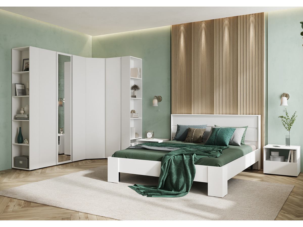 ХЕЛЕН ПН 01 Пенал закрытый (0,400х2,100х0,460)ФАСАД БЕЛЫЙ/КОРПУС БЕЛЫЙ