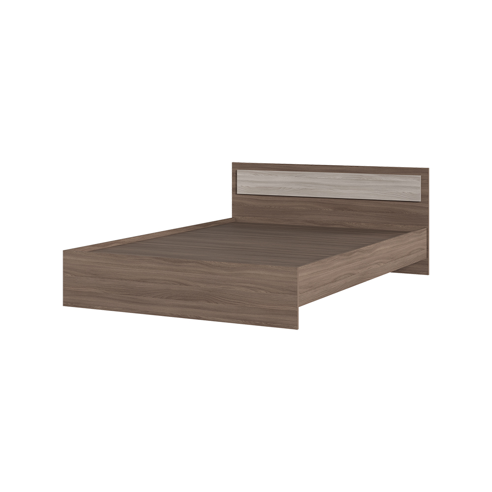 Спальня Кровать ГАРМОНИЯ КР 602 (1,452х0,7х2,032) фасад ШИМО СВЕТЛ/корпус ШИМО ТЕМН