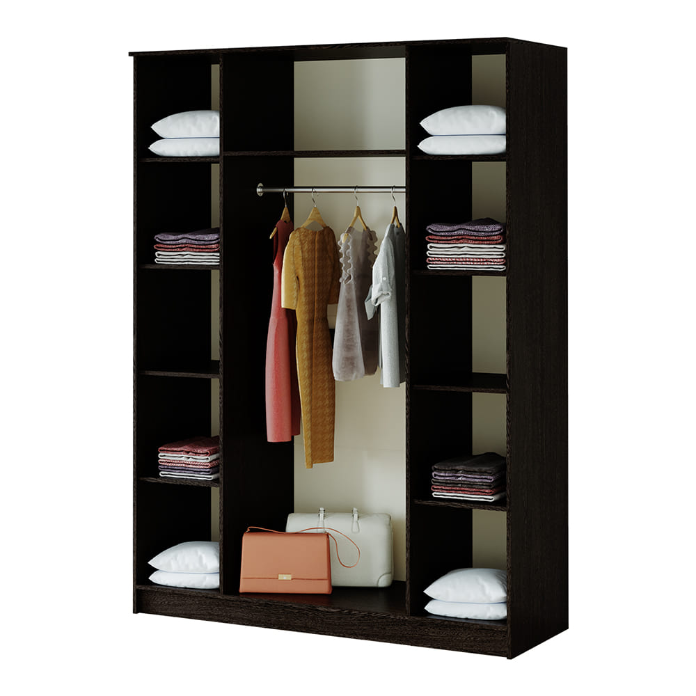 "Фиеста" Шкаф 4-х ств. NEW  (Венге лоредо) СНЯТО