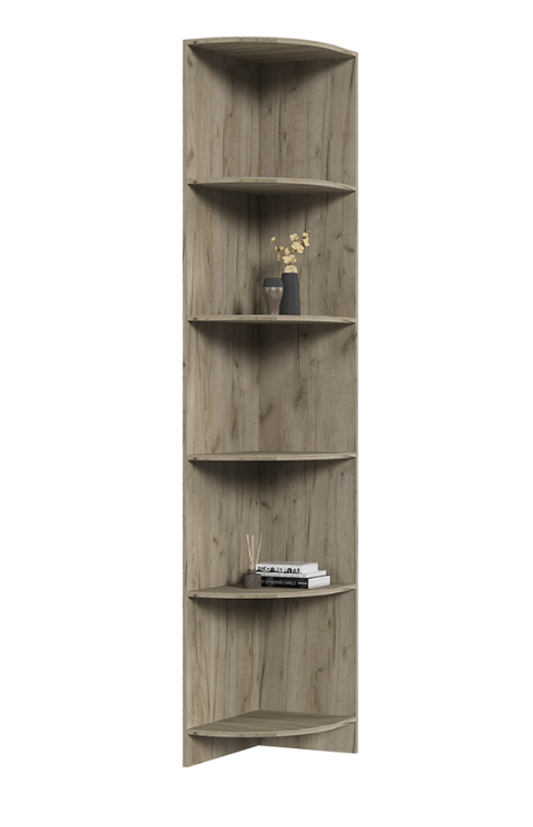 Спальня Пенал ГАРМОНИЯ ПУ 601 (0,48х2,2х0,36) корпус ДУБ КРАФТ СЕРЫЙ  СНЯТО