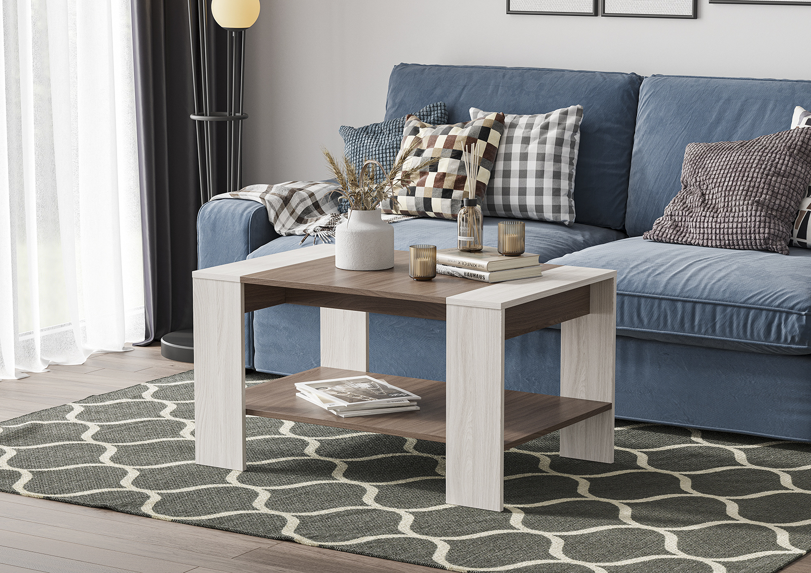 СТОЛ ЖУРНАЛЬНЫЙ РИО 2 (900х500х590) БЕЛФОРТ/ВЕНГЕ СНЯТО