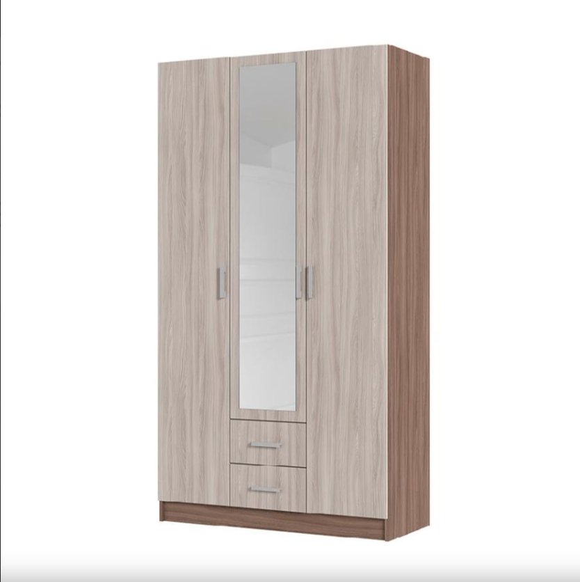 Шкаф 3х ств ТРИО  (1,2х2,2х0,5) ШИМО СВЕТЛ/ШИМО ТЕМН