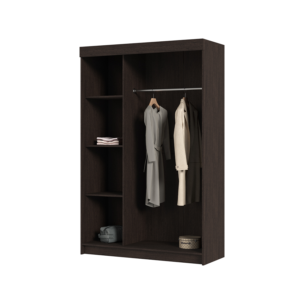 Спальня БАСЯ ШКК 551 шкаф купе (1,3х2,02х0,516) фасад БЕЛФОРТ/корпус ВЕНГЕ СНЯТО