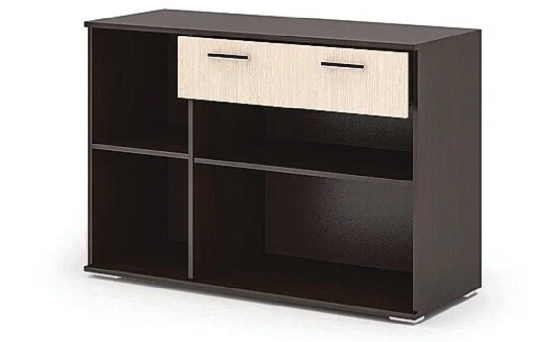 КОМОД №4 (1,2х0,83х0,46) фасад БЕЛФОРТ/корпус ВЕНГЕ