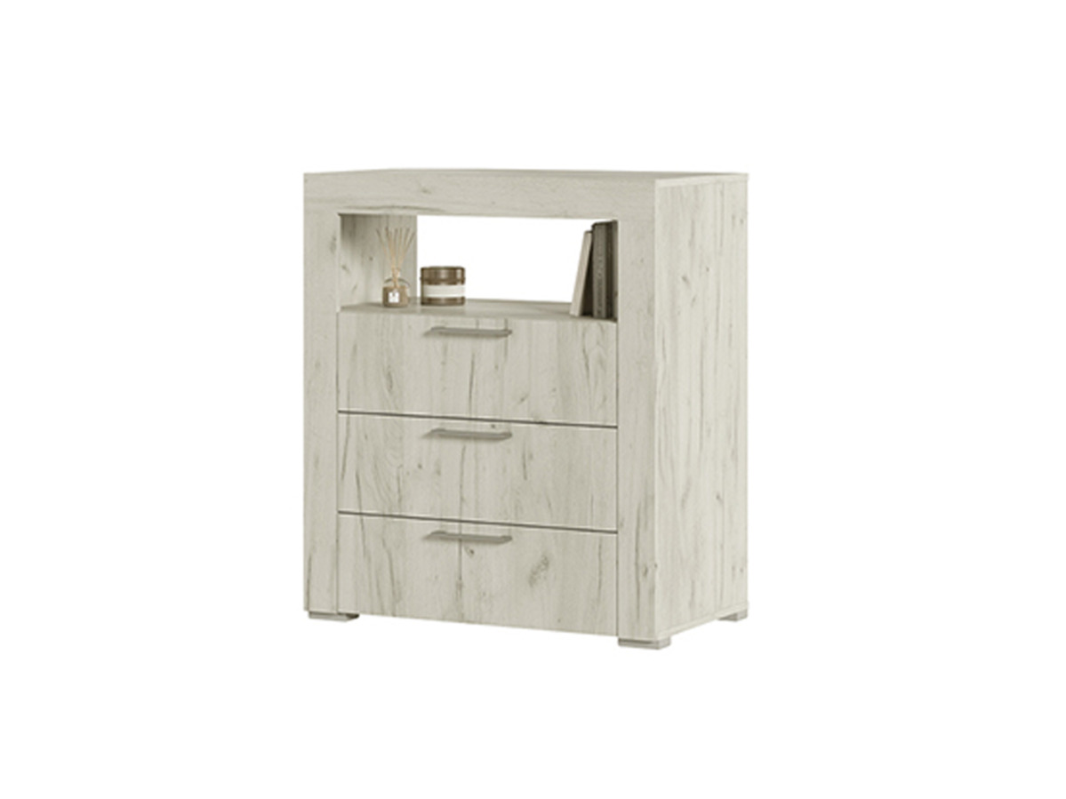 ГРАНД Комод К2 (800х917х449) Фасад ДУБ КРАФТ БЕЛЫЙ/Корпус ДУБ КРАФТ БЕЛЫЙ СНЯТО 08.09.25