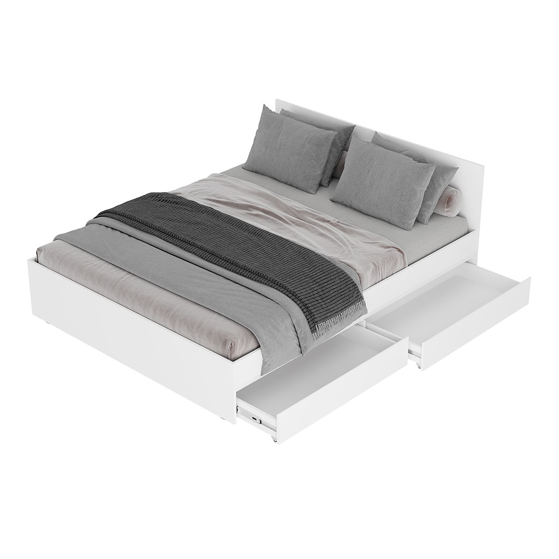 "Симпл" Кровать 1,60 КР-17 Белый