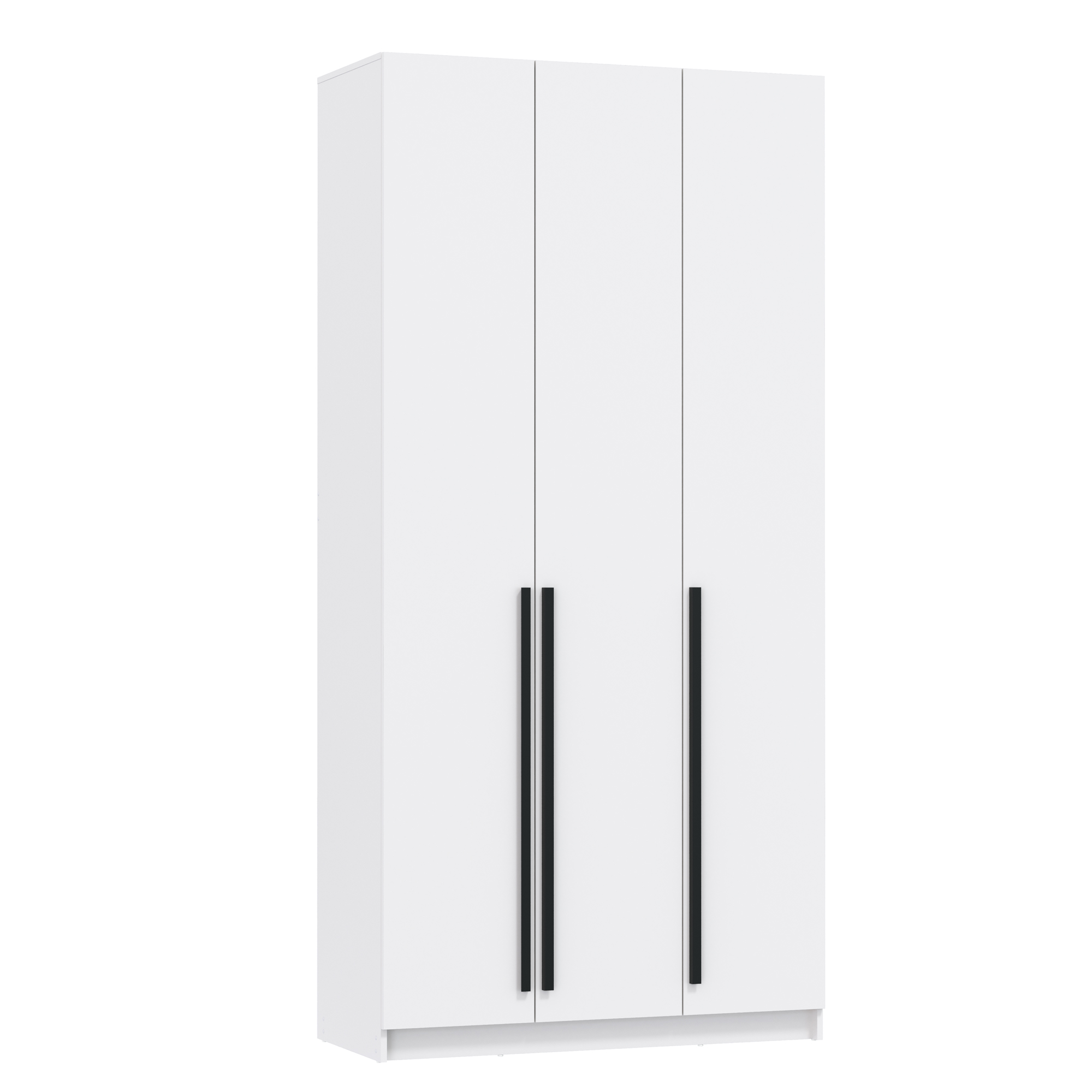 Шкаф для одежды 67.08 "Брандо" (3-х дв.) (ЛДСП белый) (h2500)