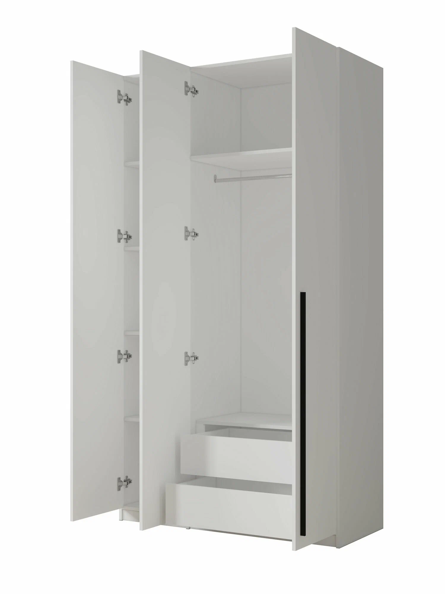 Даллас Шкаф-1350  Цемент светлый   1350*500*2300