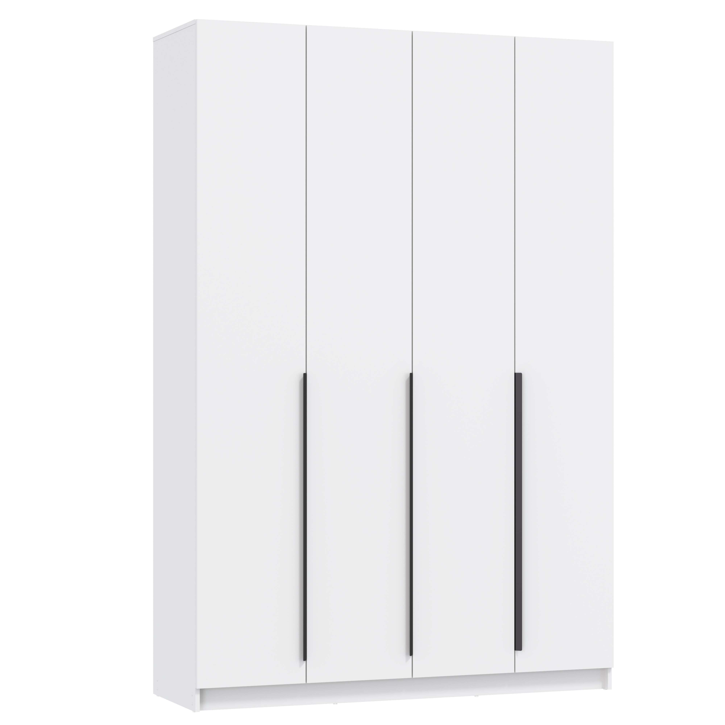 Шкаф для одежды 67.13 "Брандо" (4-х дв.) (ЛДСП белый) (h2400)