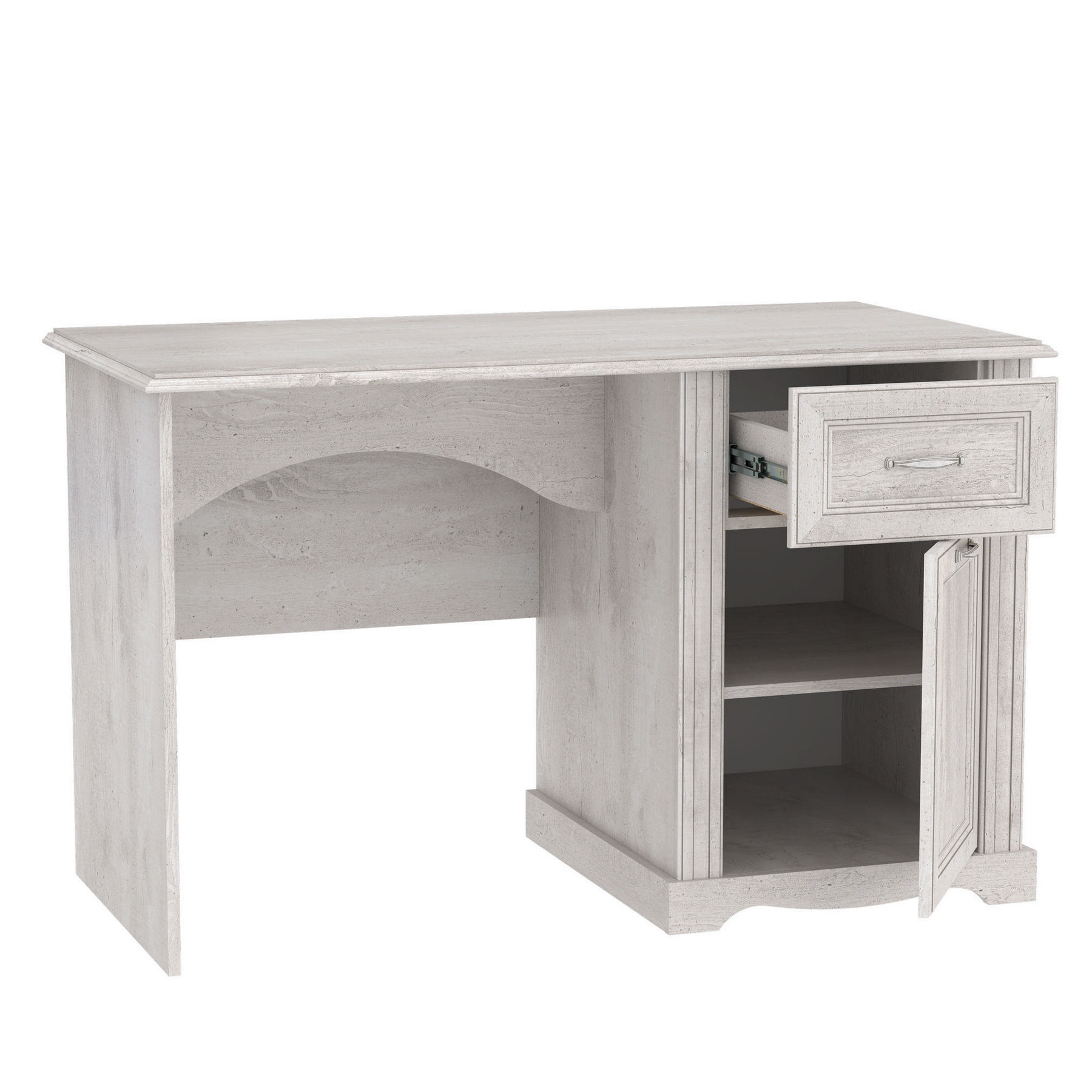 32.29 "Сохо"Стол письменный  (бетон пайн белый)