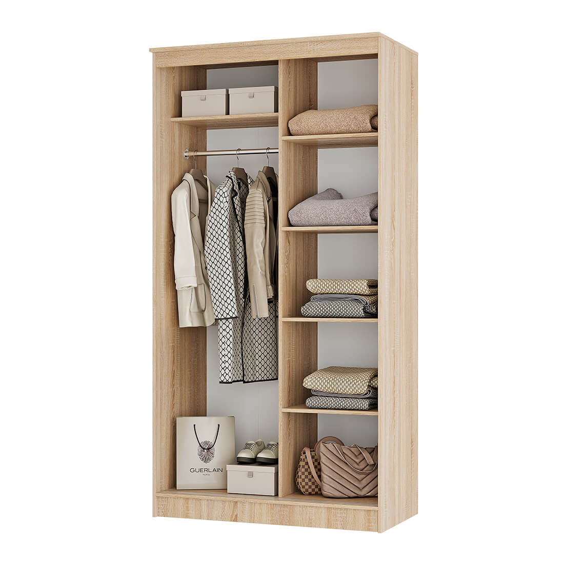 "Сакура" Шкаф-купе 1,14 (СОНОМА)