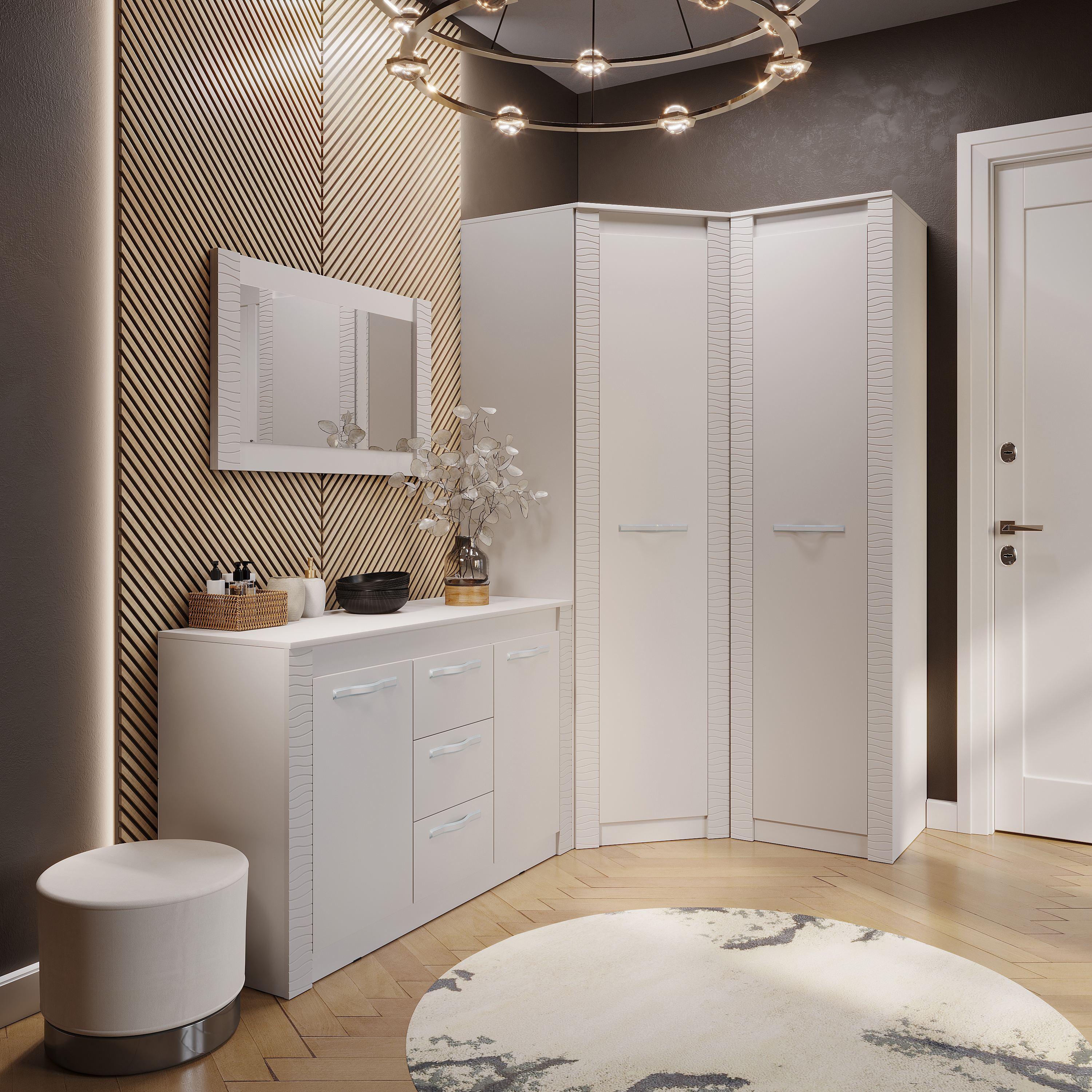 "Монако" Шкаф угловой ШК-42 Кашемир