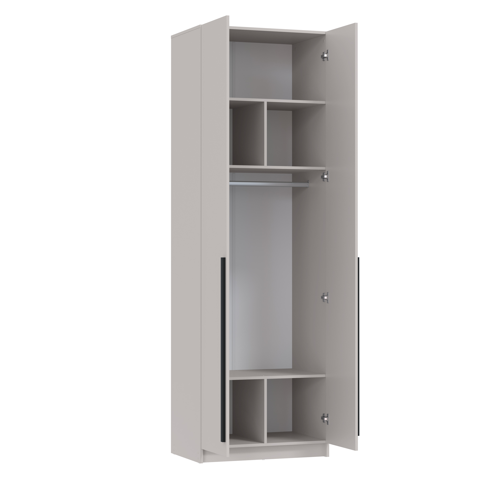 Шкаф для одежды 67.10 "Брандо" (2-х дв.) (ЛДСП кашемир) (h2500)