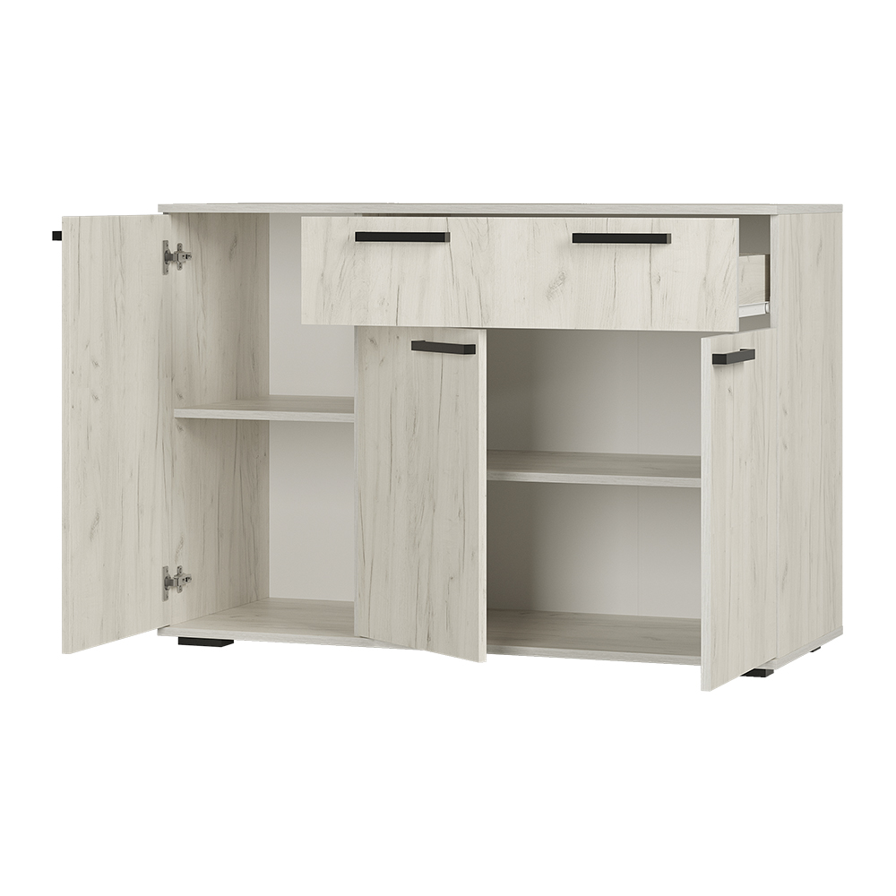 "Стандарт №4" Комод (Дуб крафт белый) 