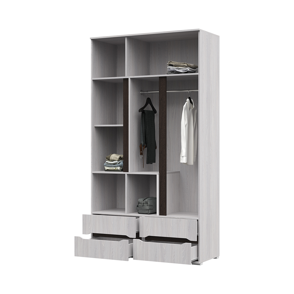 Спальня ВАЛЕНСИЯ ШК 013 шкаф 3х створчатый с ящиками (1,2х2,2х0,5) АНКОР