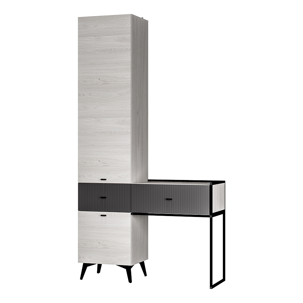 "Норд" Прихожая ПР-06 ясень белый/маренго