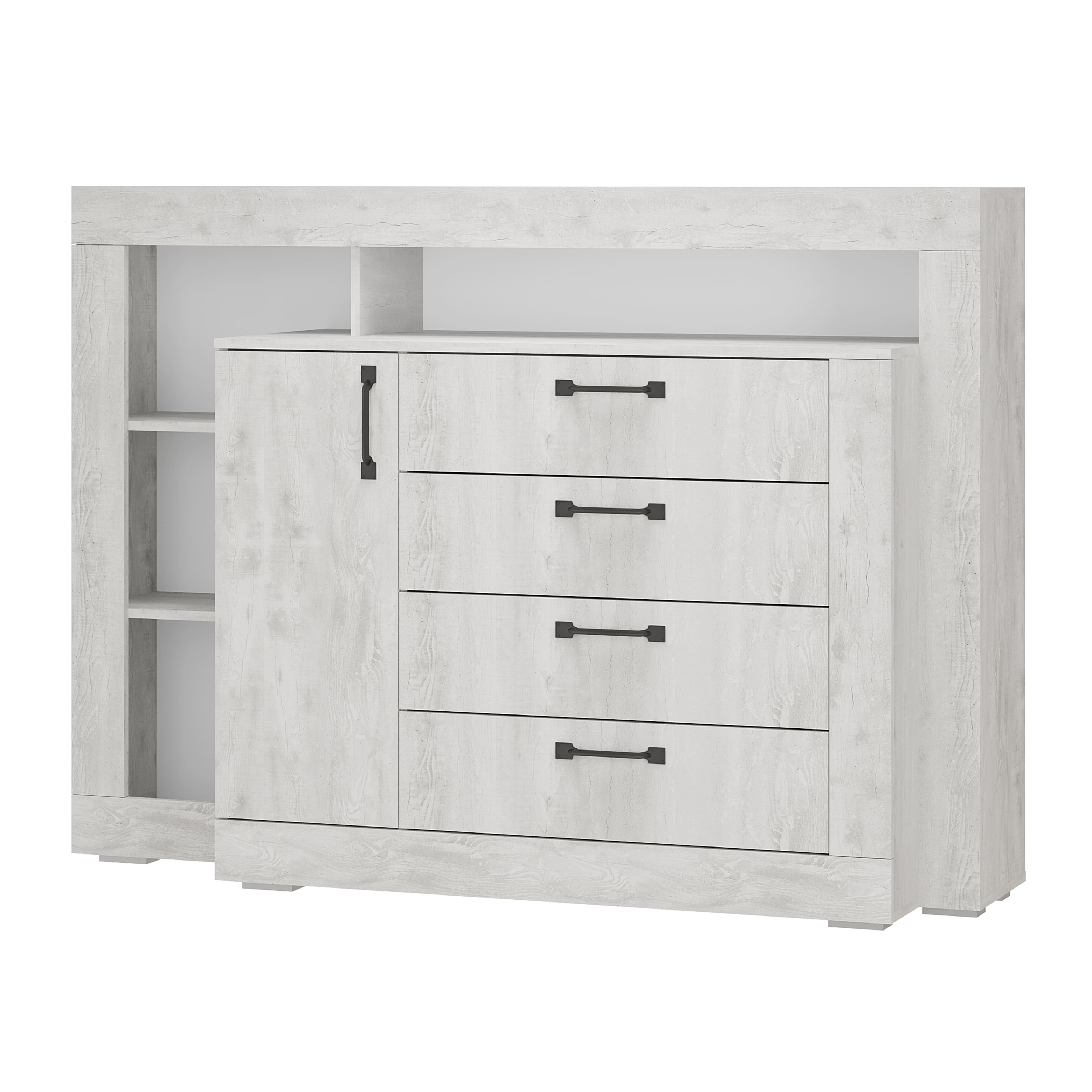 "Прима" Комод многофункциональный КМ-17 Бетон