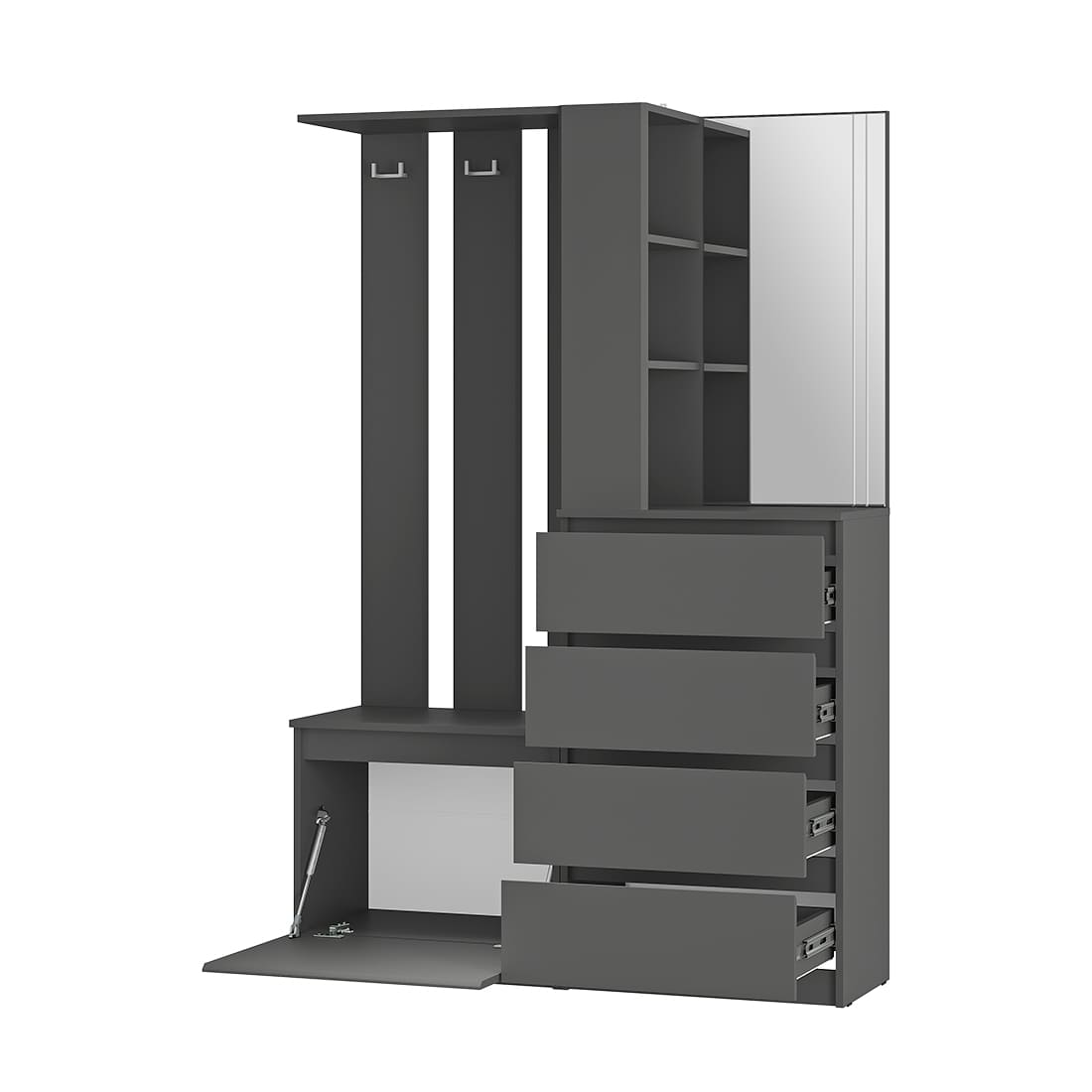 "Симпл" Прихожая ПР-04  Графит