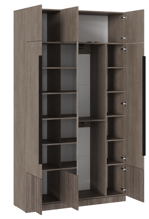 "Кантри" Шкаф 3ств. с зеркалом ШК-002