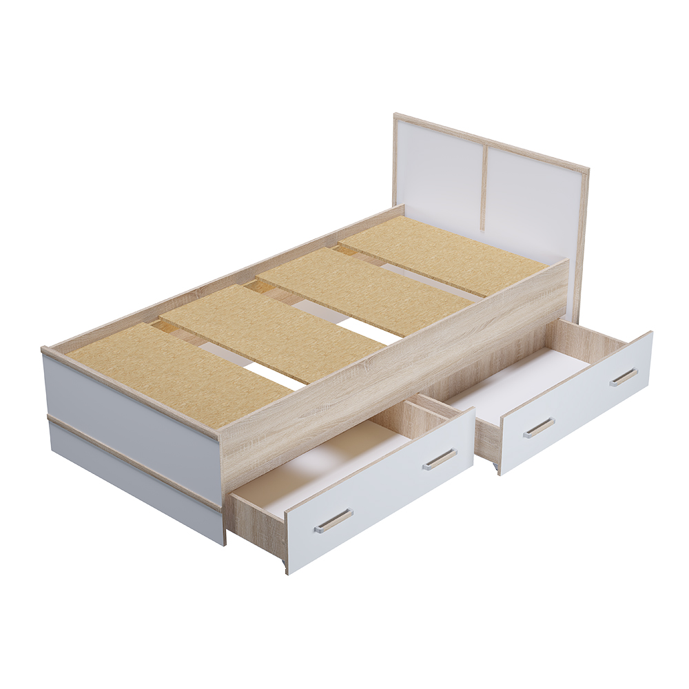 "Сакура" LIGHT Кровать 0,90 (СОНОМА)