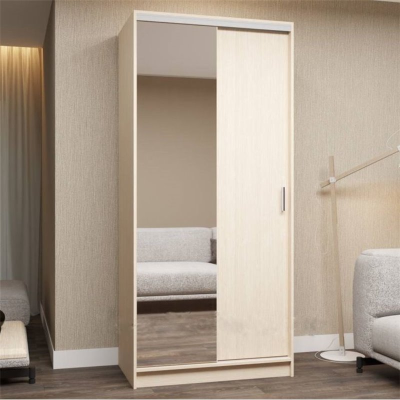 Шкаф купе АЛЬЯНС 1,0 м (1,0х2,2х0,61) БЕЛФОРТ/БЕЛФОРТ