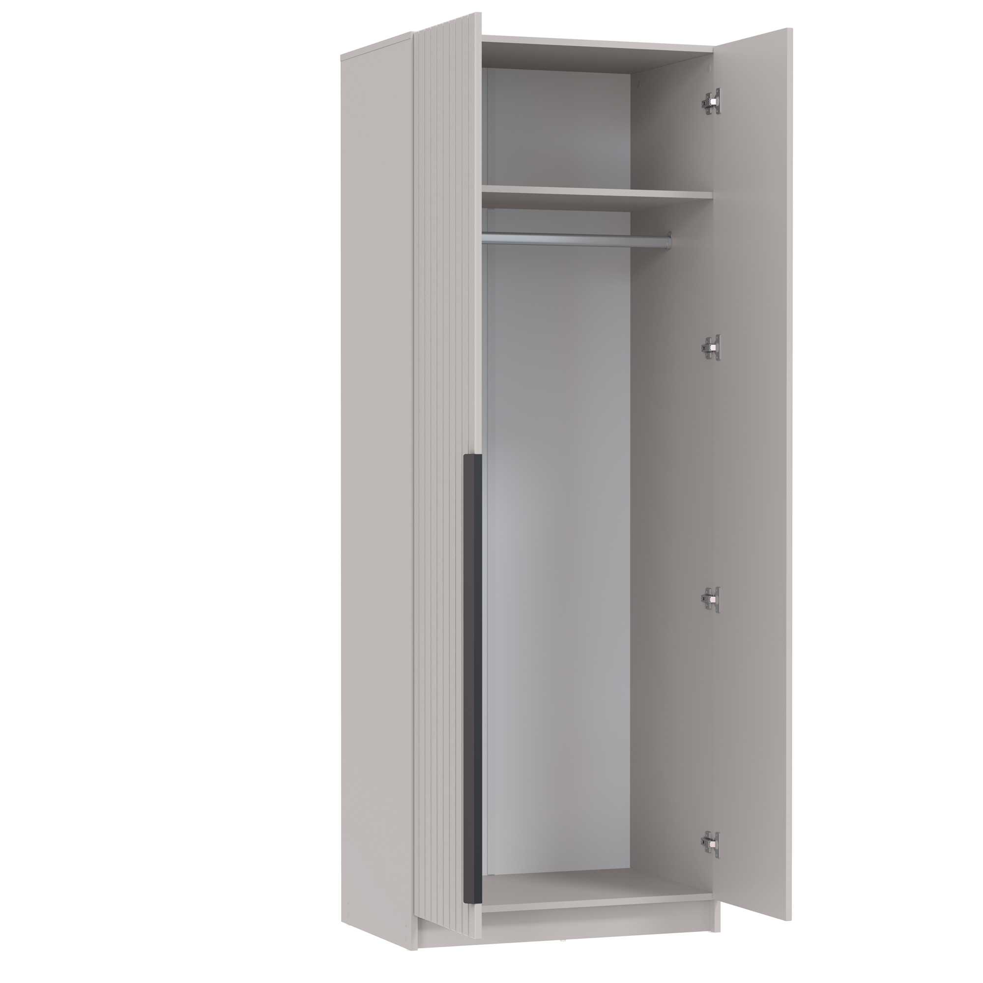 Шкаф для одежды 67.17 "Брандо" (2-х дв.) (МДФ ПВХ кашемир) (h2150)