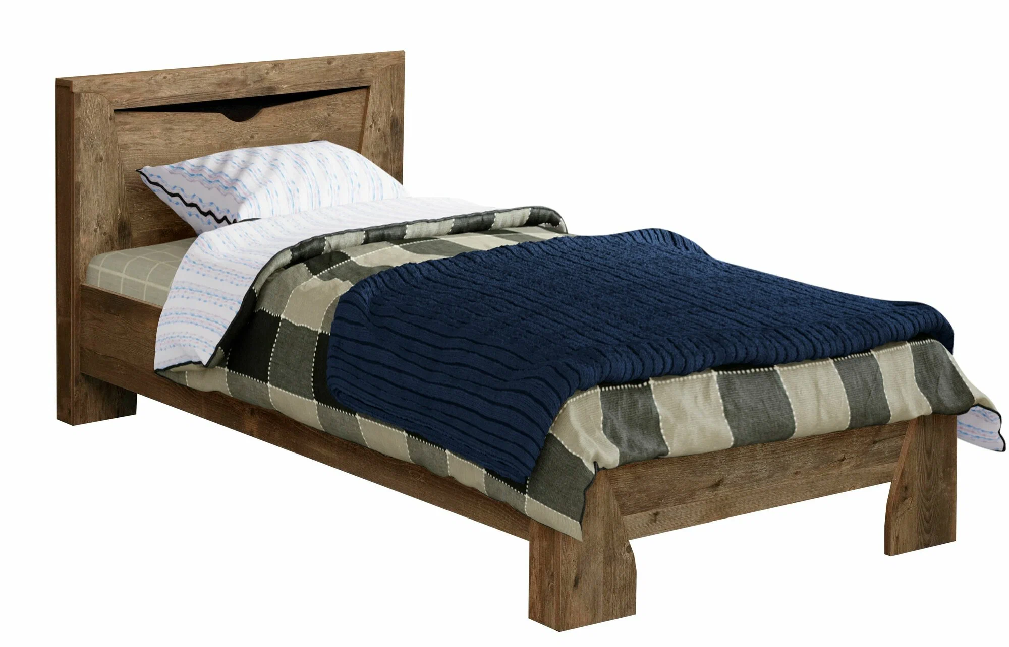 33,07 "Лючия" Кровать с настилом 900 (кейптаун/венге)