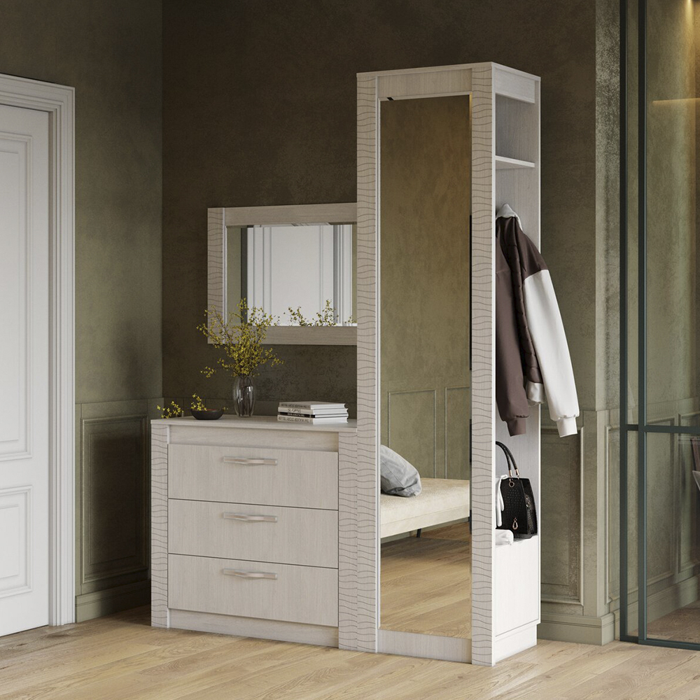 "Монако" Зеркало З-06 Ясень белый