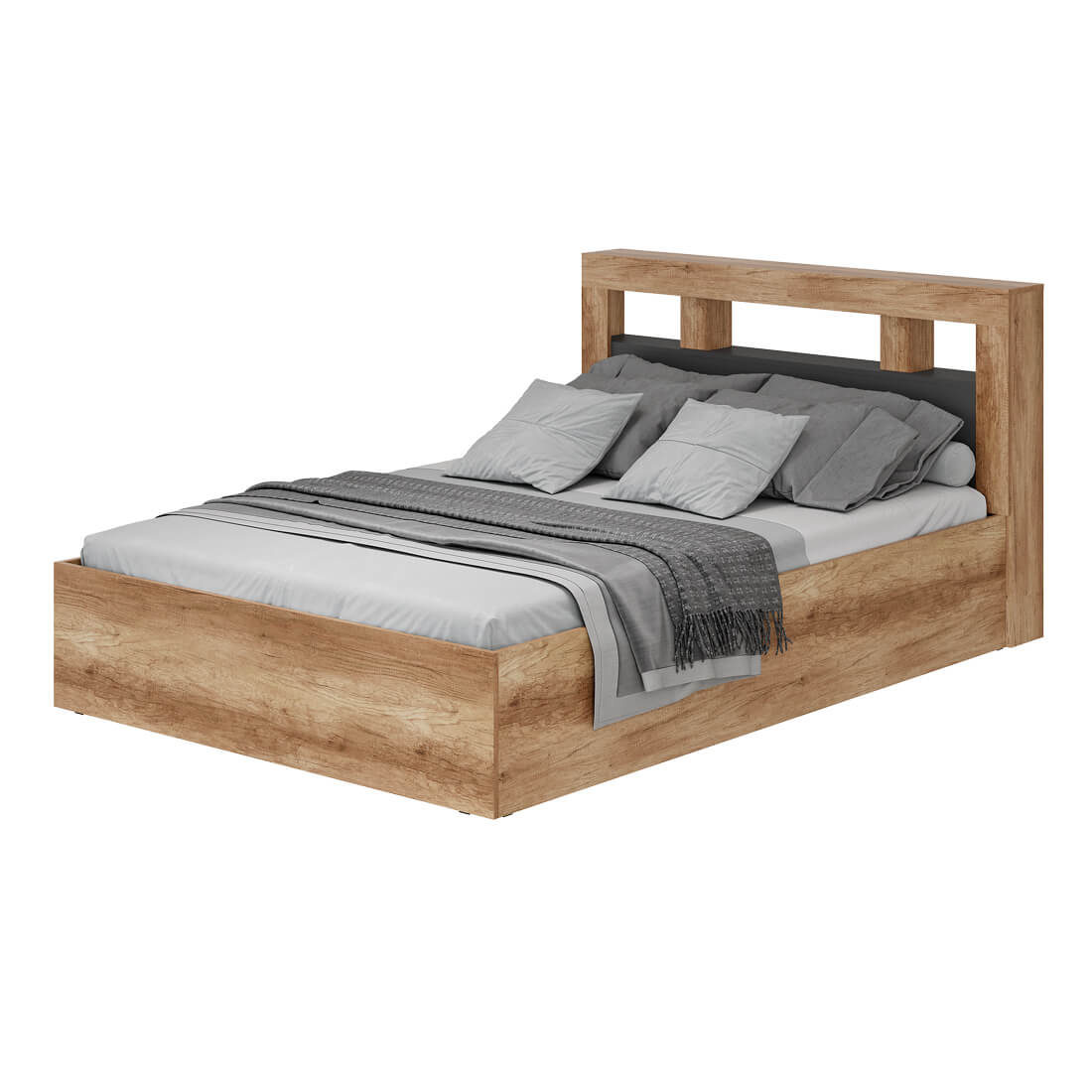 "Прима" Кровать 1,40 КР-11 Дуб каньон