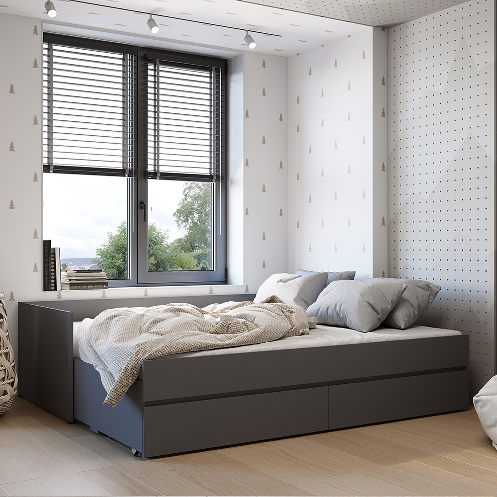 "Симпл" Кровать-трансформер КР-51 Графит