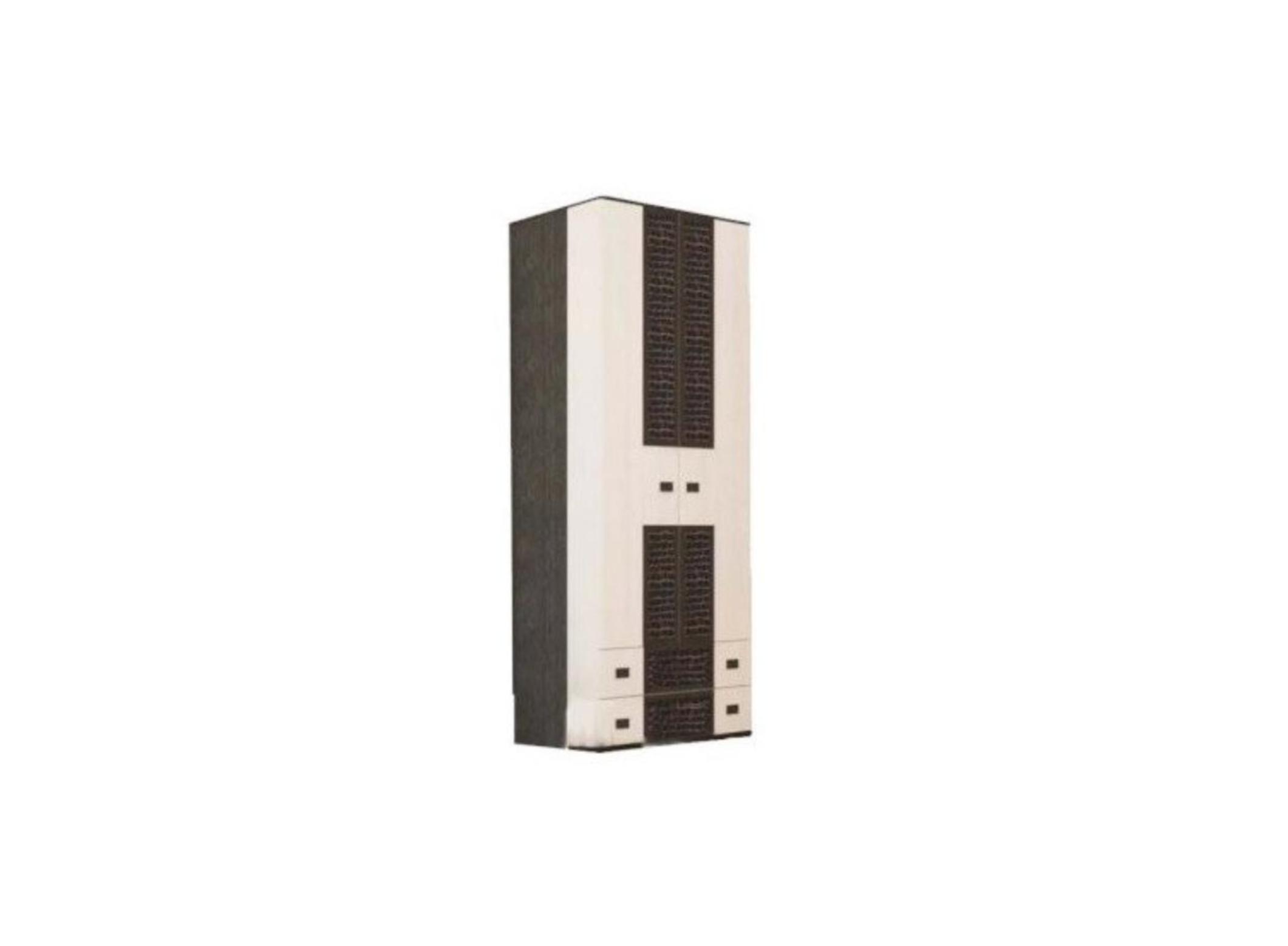 "КОНГО" ВЕНГЕ/ДУБ Шкаф 2х ств с  ящиками   2300*850*600 			 (Неизвестная характеристика)