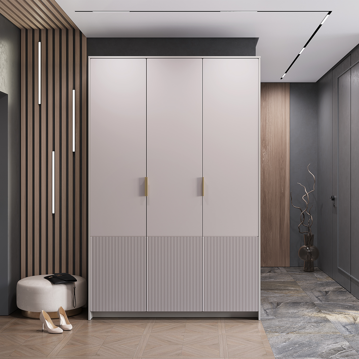 "Пандора" Шкаф 3-х ств. ШК-06