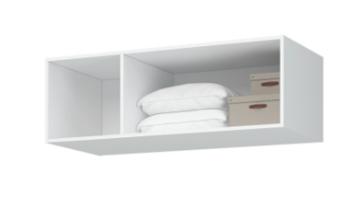 ЛИОН АН-02 Антресоль 1200 Фасад БЕЛЫЙ/Корпус БЕЛЫЙ