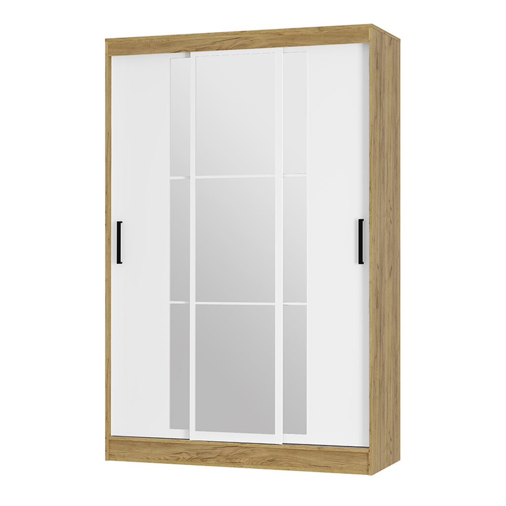 "Тайм" Шкаф-купе ШКК-03 Крафт/Белый