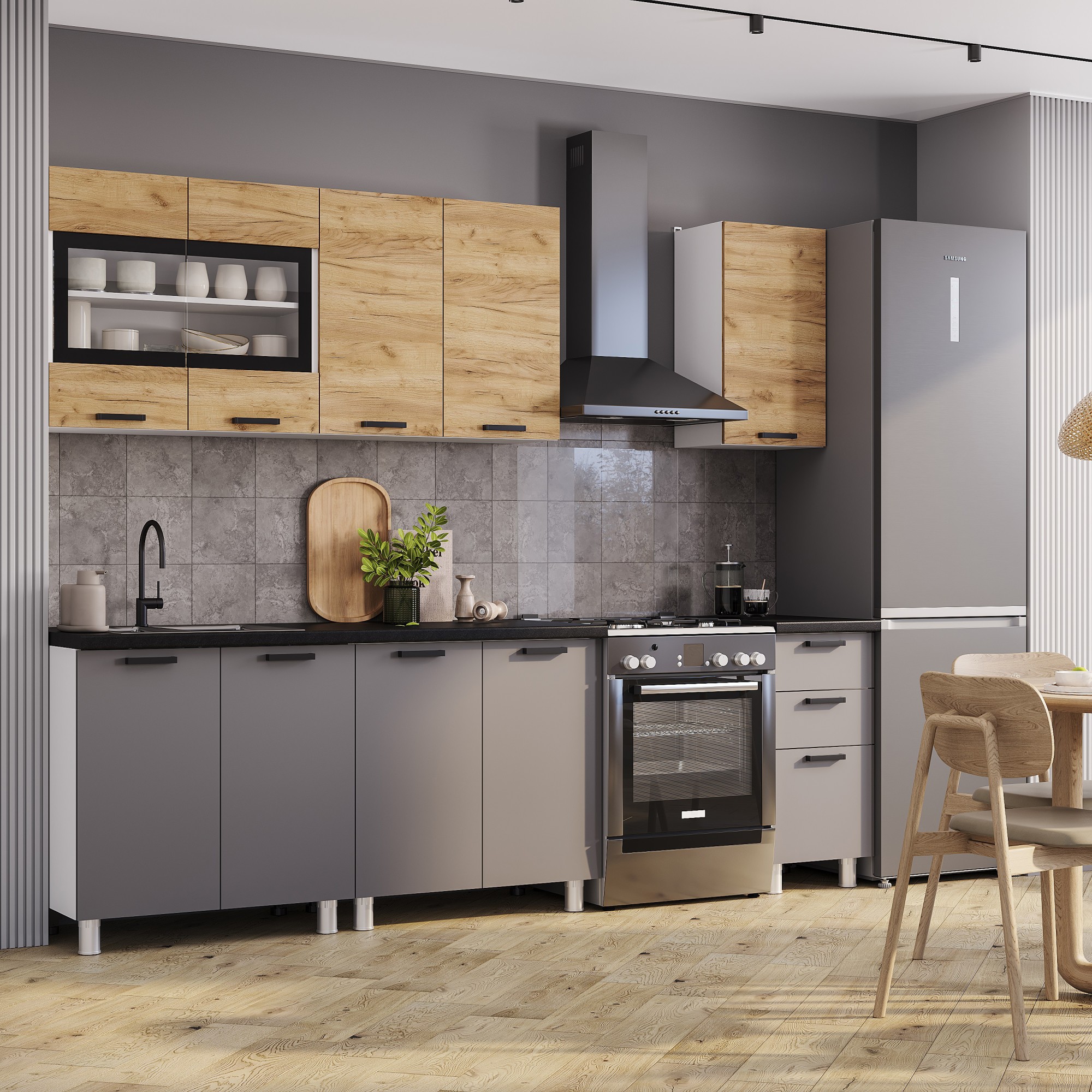 2,00 "Крафт" тип 2 Графит (80,80,40)  Акция до 31.08