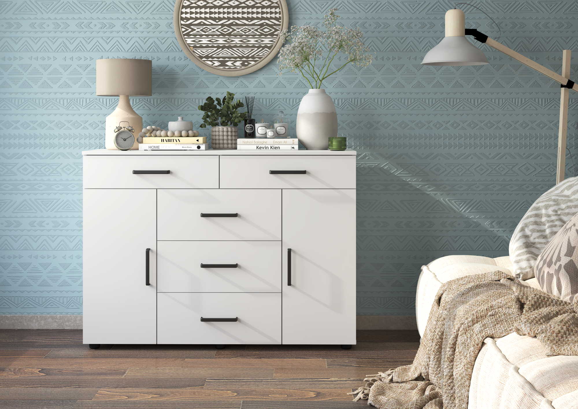 "Вега К03" Комод 5 ящиков  2 створки СНЯТО