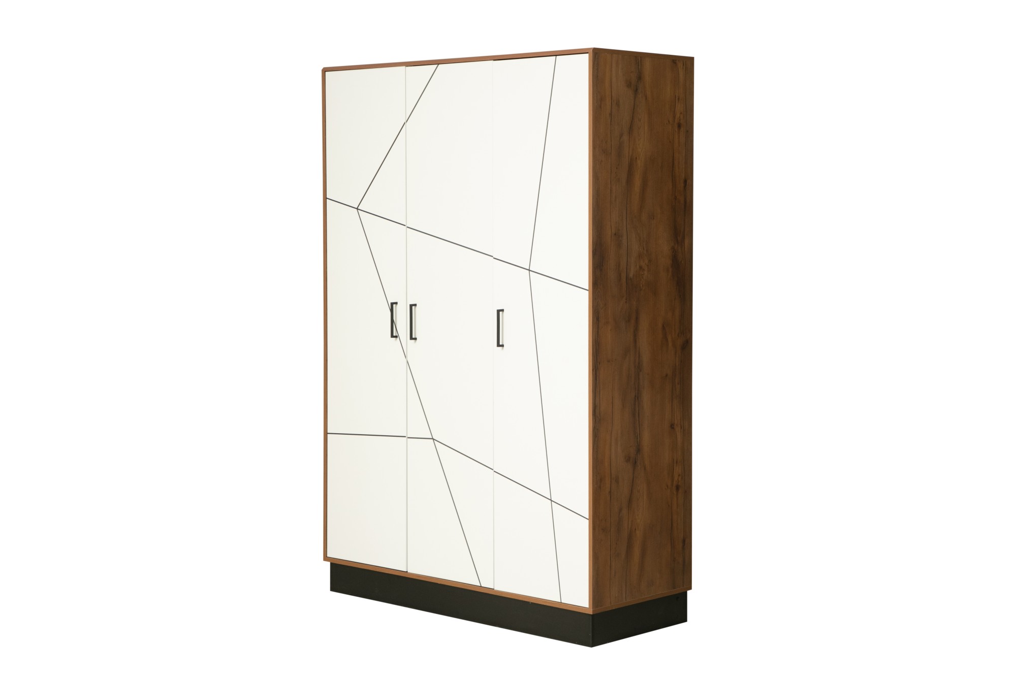 54.12 Шкаф для одежды "Гамма" (3-х дв.) Таксония/Белый