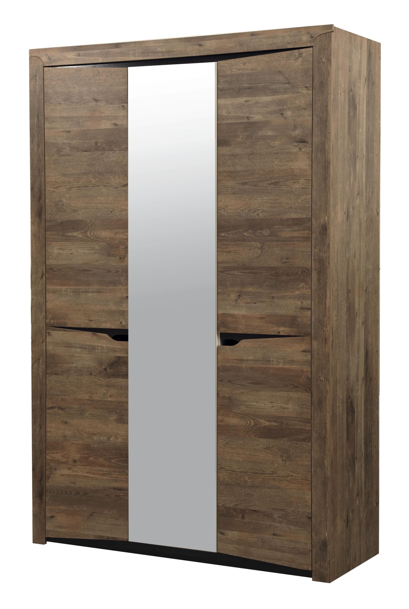 33,02 "Лючия" Шкаф для одежды 3-х дв. (кейптаун/венге/белый)